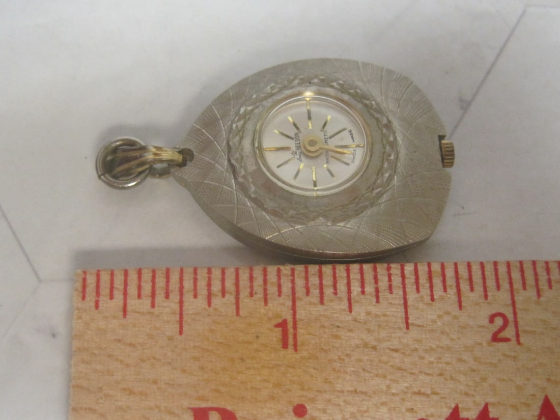Vintage Lady Nelson Anti-Magnetic Clock Pendant - 7