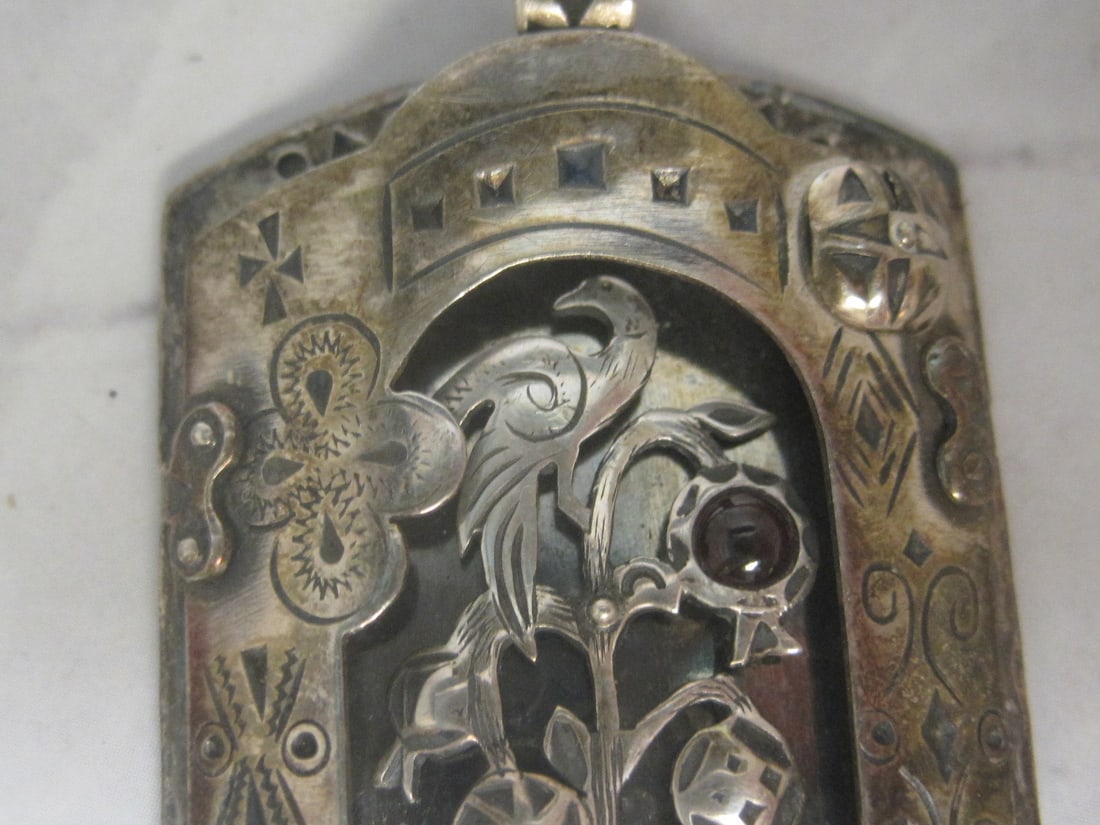 Sterling Silver Very Intricate Pendant - 2