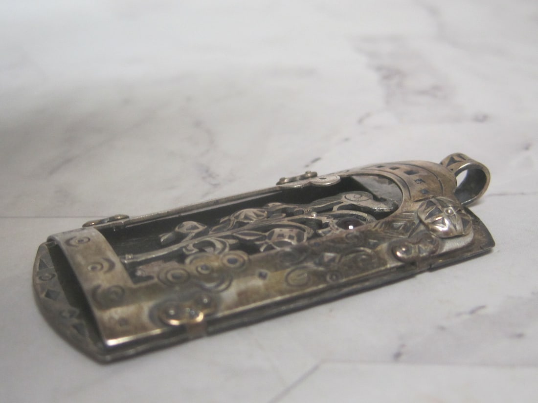 Sterling Silver Very Intricate Pendant - 4