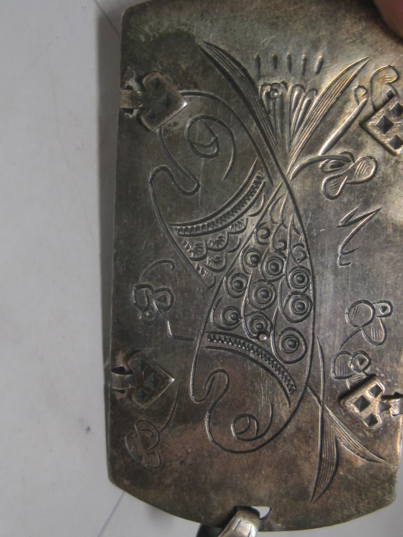 Sterling Silver Very Intricate Pendant - 6