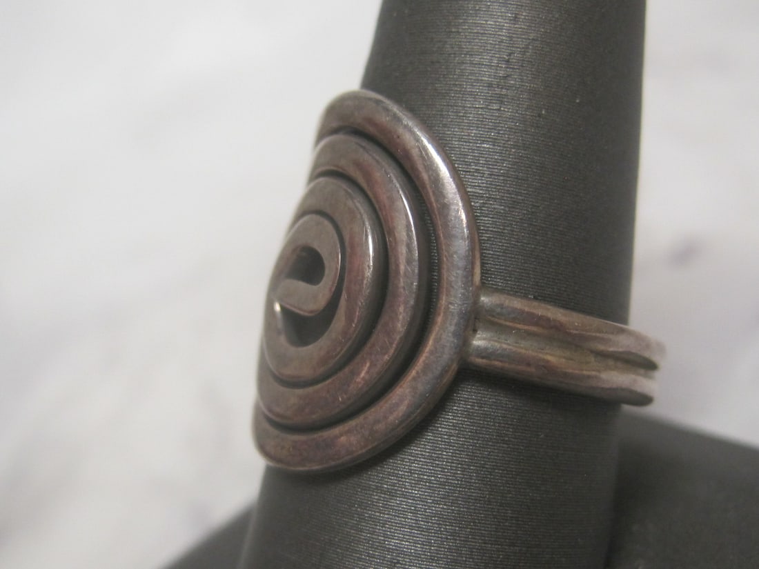 Sterling Silver Swirl Ring - 2
