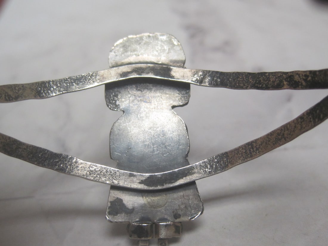 Sterling Silver Navajo Cuff Bracelet - 5