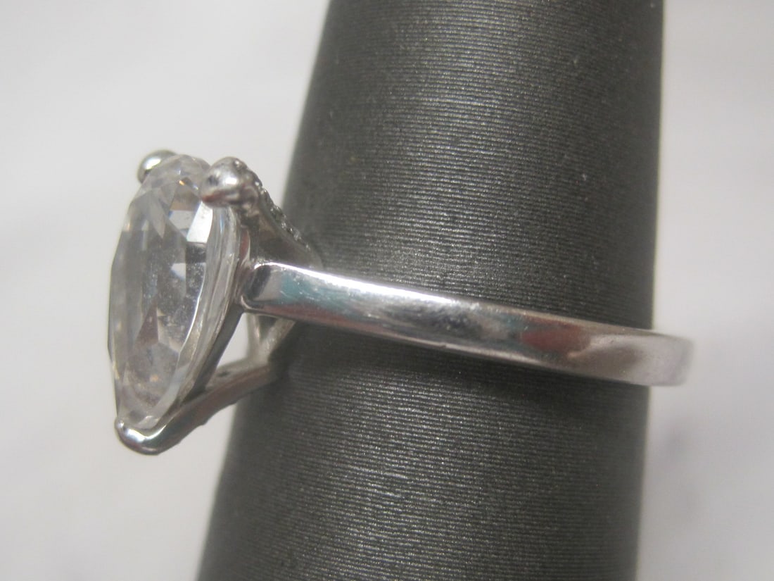 Sterling Silver CZ Ring - 2