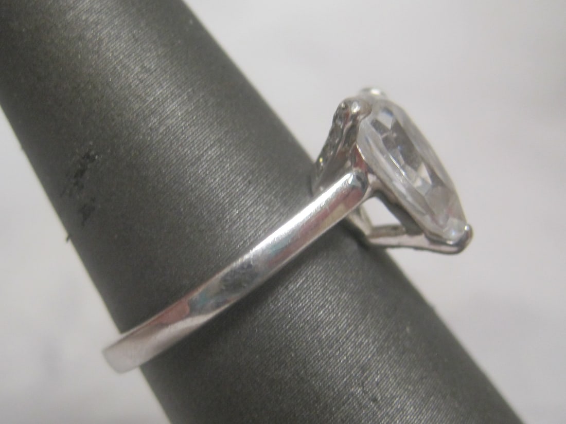 Sterling Silver CZ Ring - 3