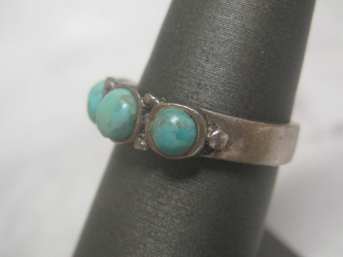Sterling Silver Turquoise Ring - 2