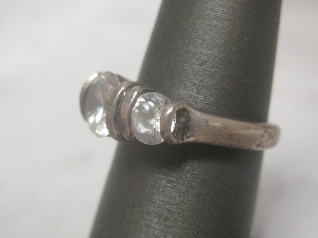 Sterling Silver CZ Ring - 2