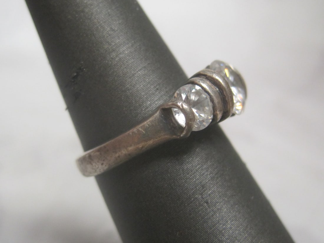 Sterling Silver CZ Ring - 3