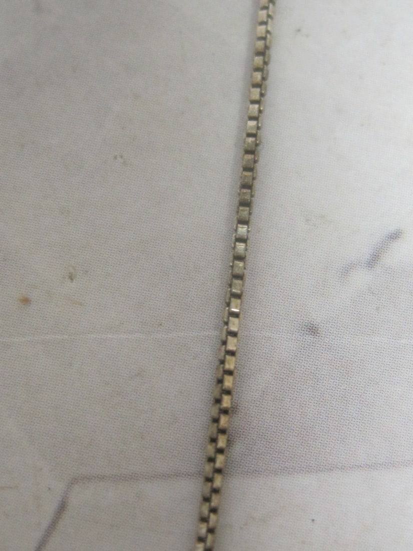 Sterling Silver Marcasite Cross Pendant on 18" Sterling Silver Chain - 3