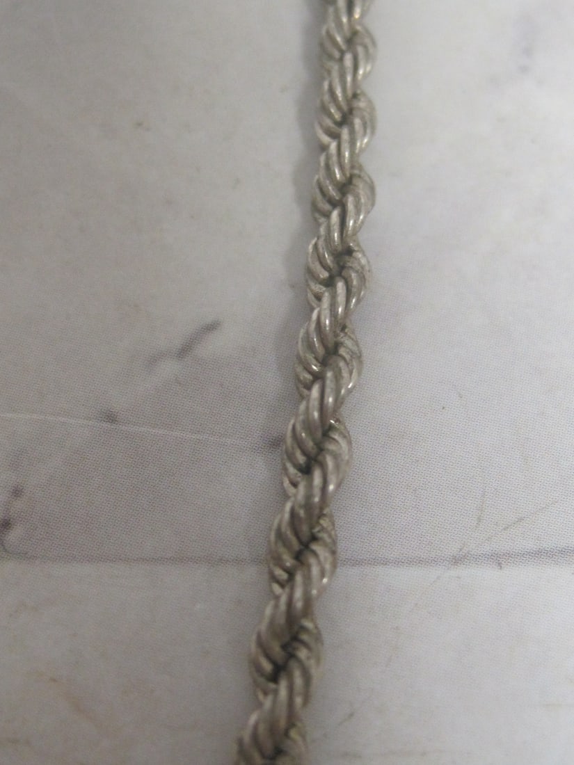 18" Sterling Silver Rope Chain - 2