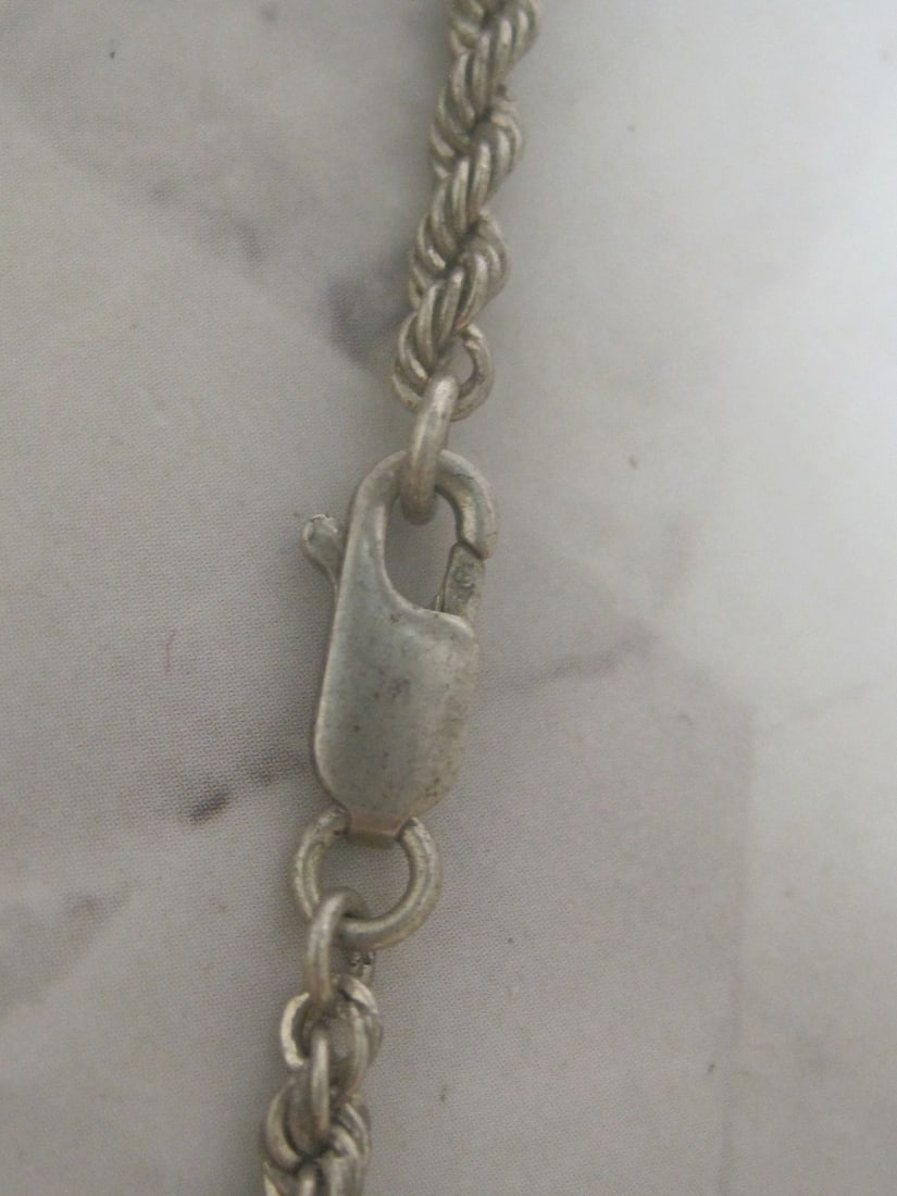 18" Sterling Silver Rope Chain - 3