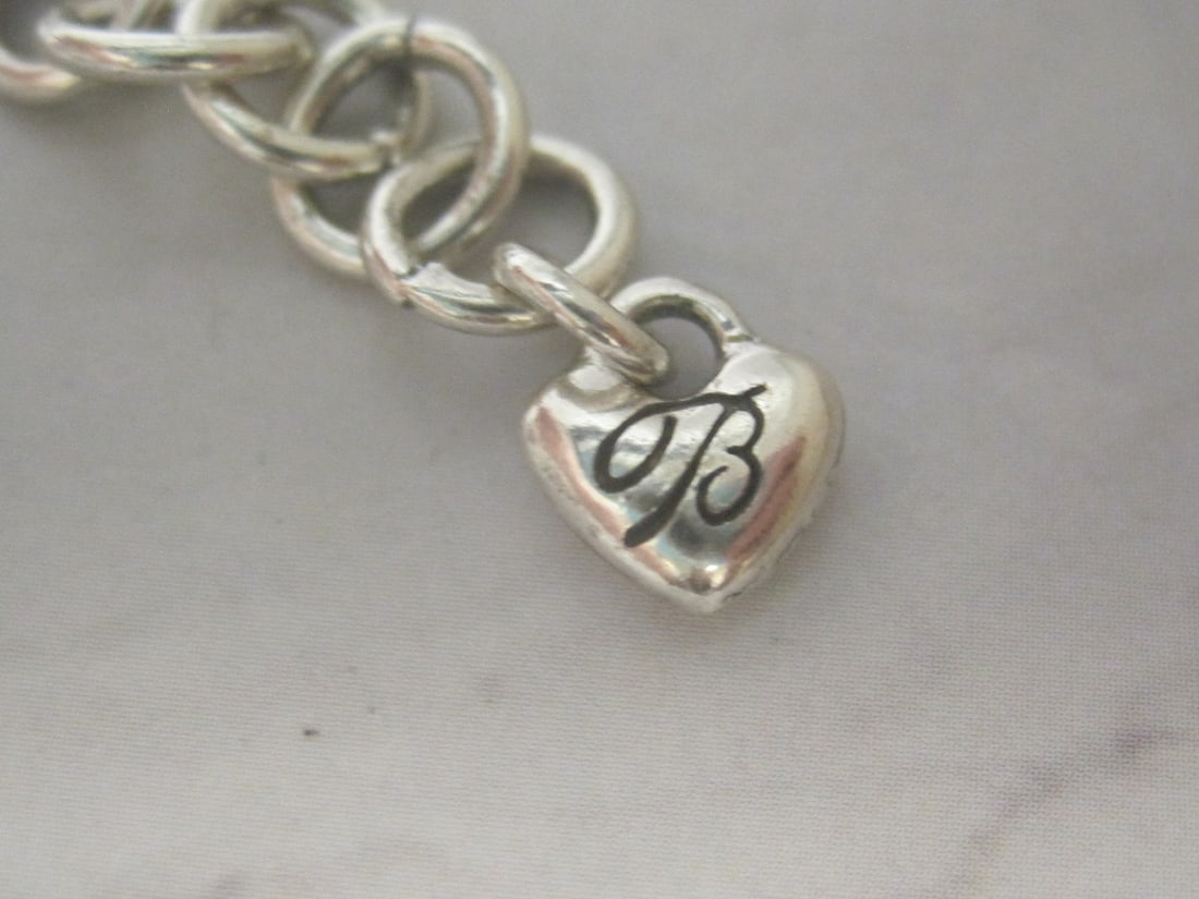 16" Brighton Silvertone Summer Love Filigree Heart Necklace - 4