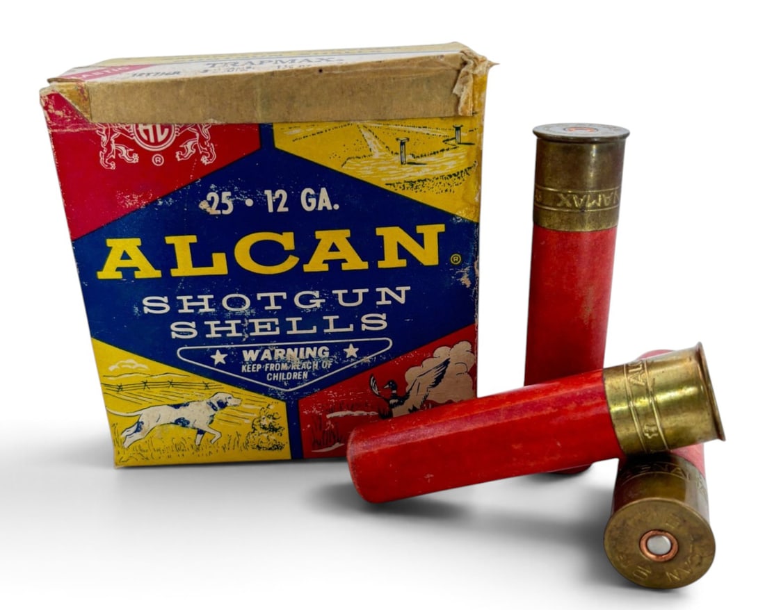 12rds. of Vintage Alcan 3.5" Magnamax 10 GA. Shotgun Ammunition: Possible reloads. See photos.