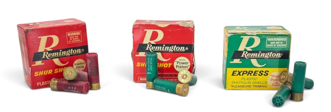 46rds of 12 GA. and 25rds. of 16 GA. Reminton Shotgun Ammunition: See Photos for what is in the boxes
