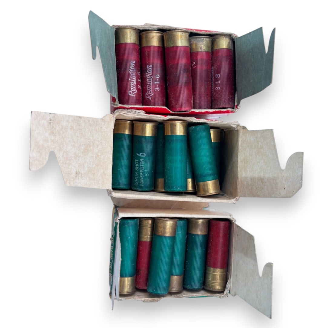 46rds of 12 GA. and 25rds. of 16 GA. Reminton Shotgun Ammunition - 9