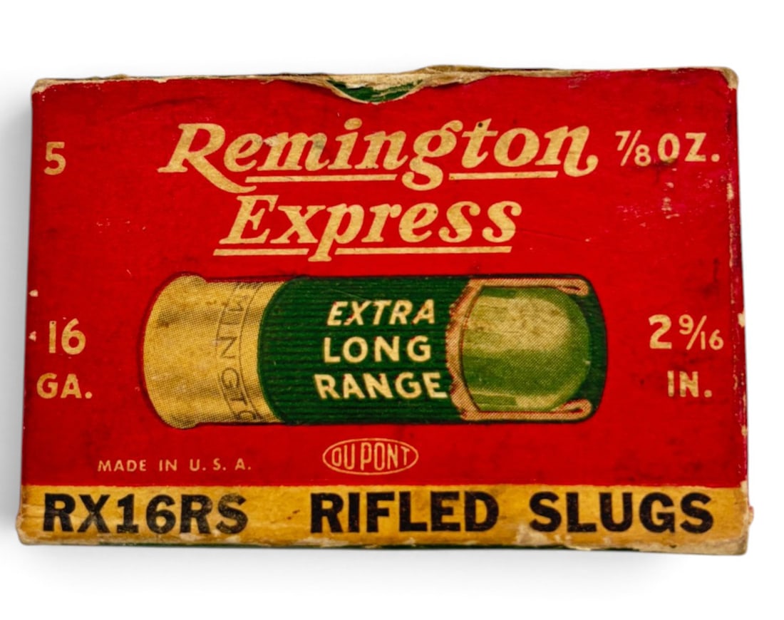 25rds. of Vintage 16 GA. Remington Shotgun Slug Ammunition - 11