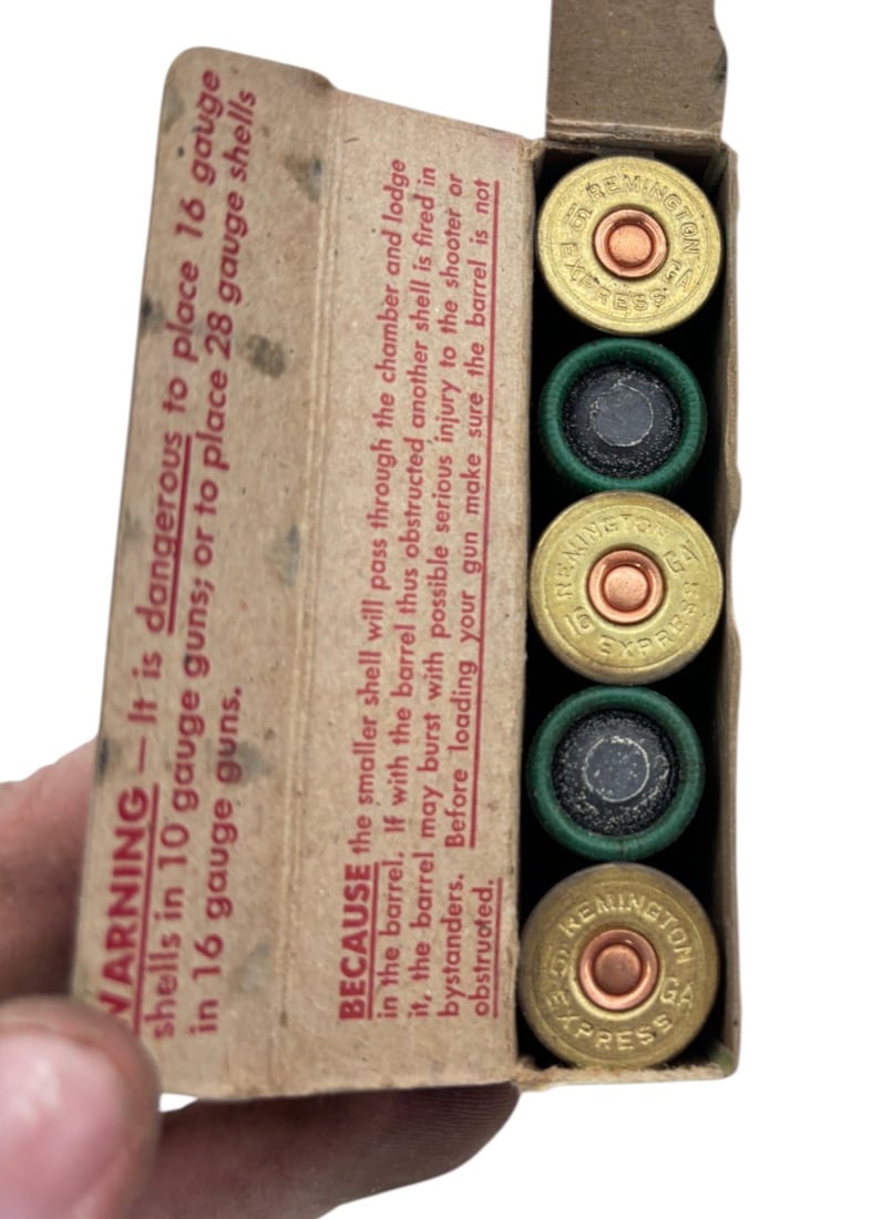 25rds. of Vintage 16 GA. Remington Shotgun Slug Ammunition - 8