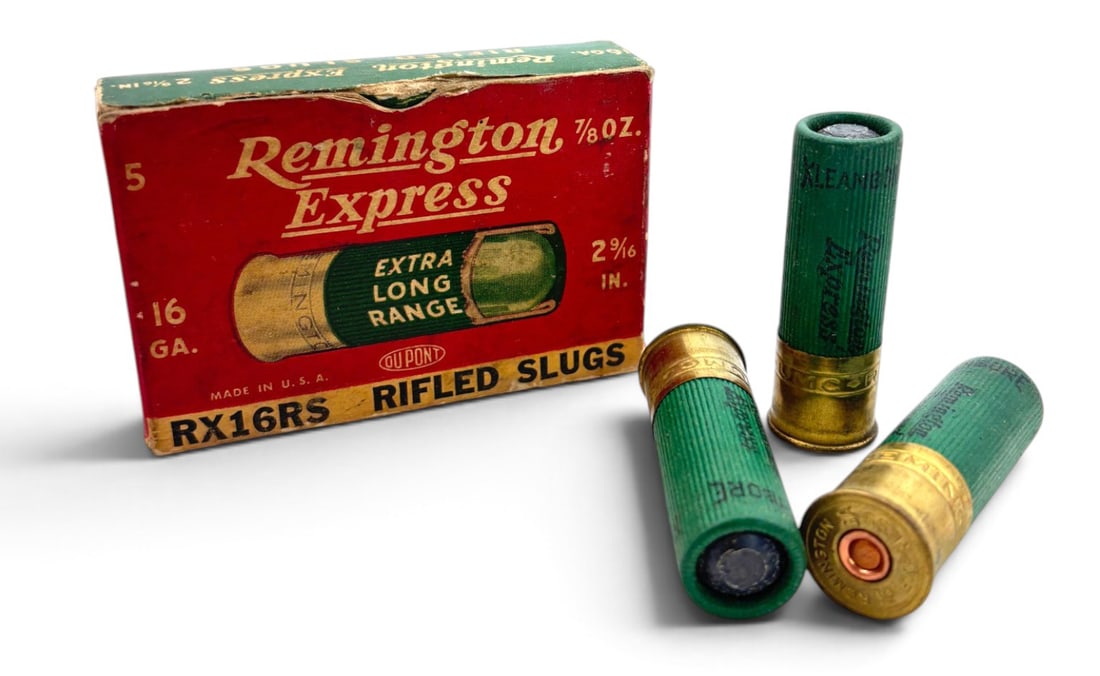 25rds. of Vintage 16 GA. Remington Shotgun Slug Ammunition - 9