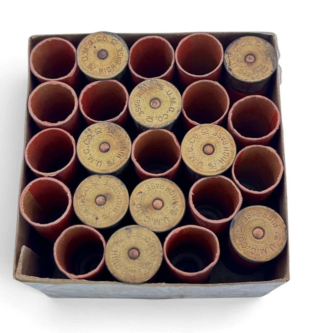 Collectible 23rds. of Unused UMC Co High-Base 10 GA. 2.5" Boxer Paper Shells in Box: See photos