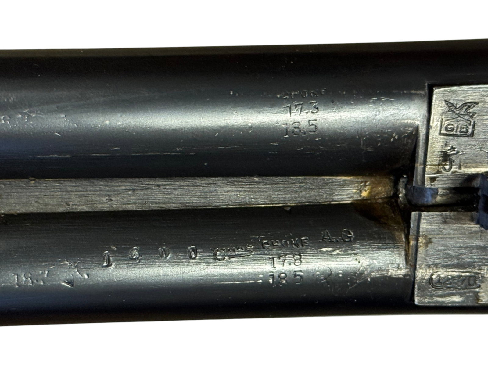 Engraved Spanish 12 GA. SXS Double Barrel Hammerless Shotgun - 9