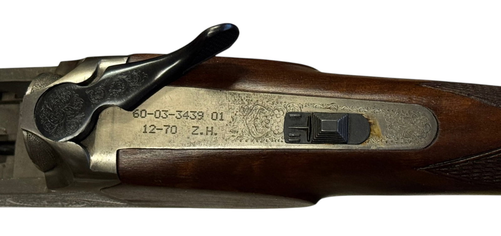 Excellent Engraved Spanish Zabala Hermanos 12 GA. O/U Double Barrel Shotgun with Ejectors - 2