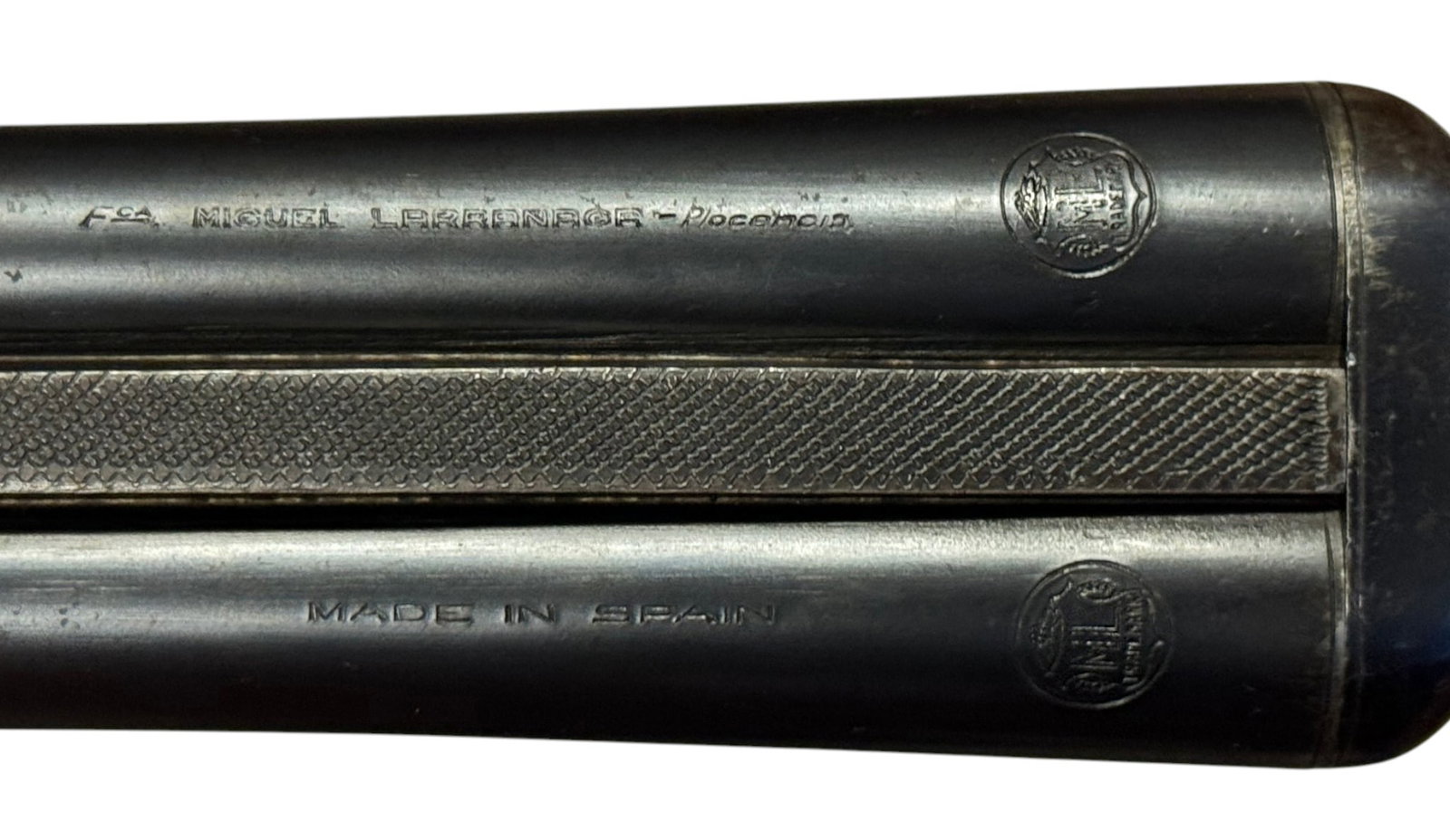 Spanish Miguel Larranaga 12 GA. SXS Double Barrel Hammerless Shotgun - 3