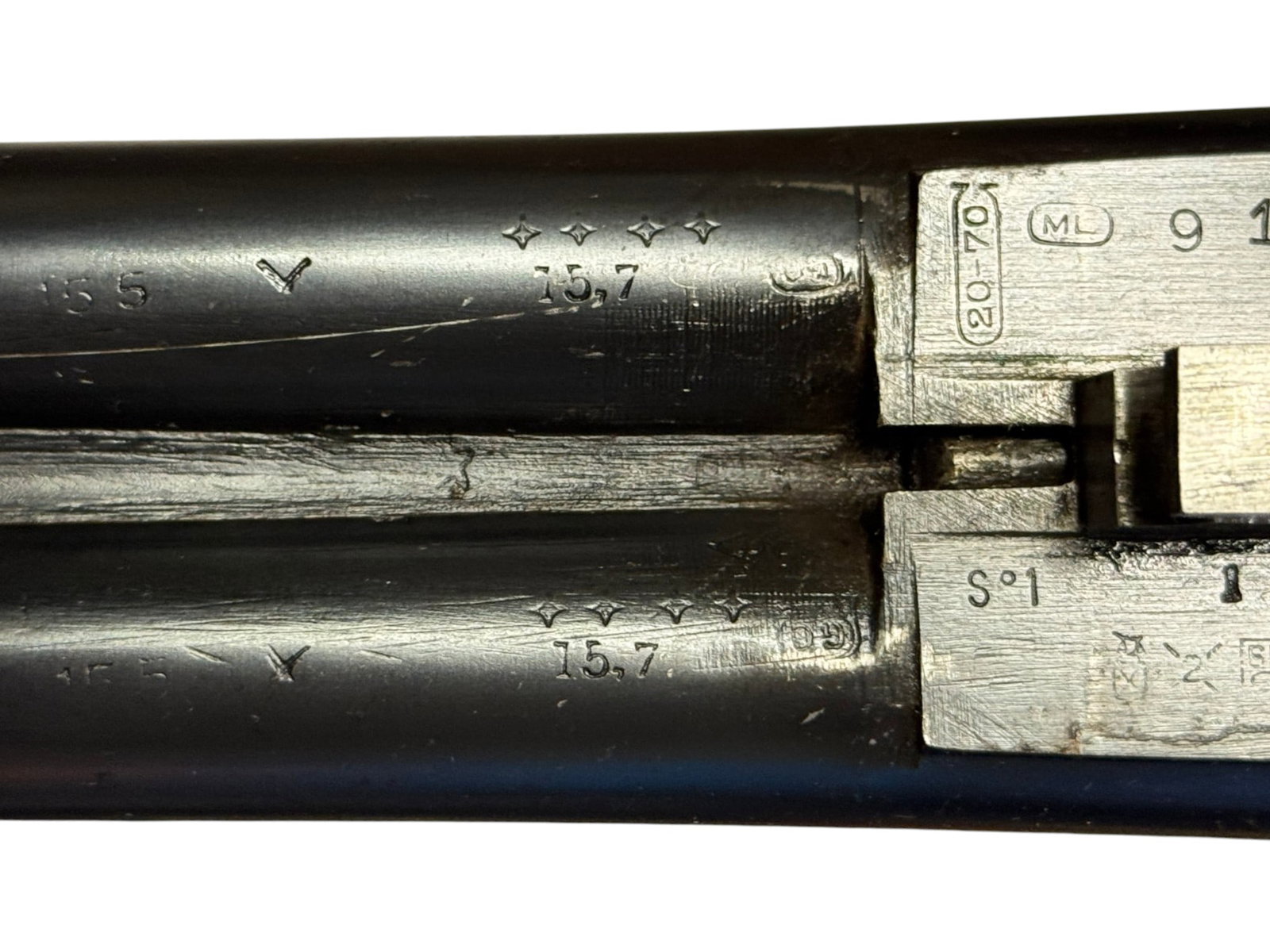 Spanish Miguel Larranaga 12 GA. SXS Double Barrel Hammerless Shotgun - 8