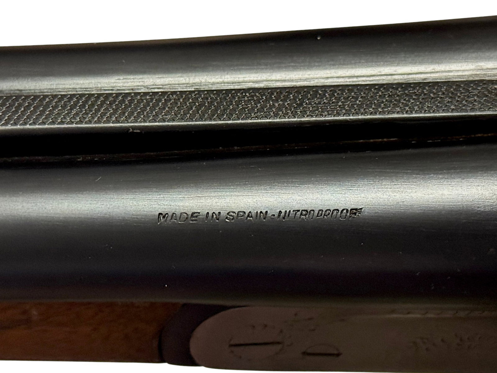 Excellent Engraved Spanish 12 GA. SXS Double Barrel Greener Crossbolt Action Shotgun - 4