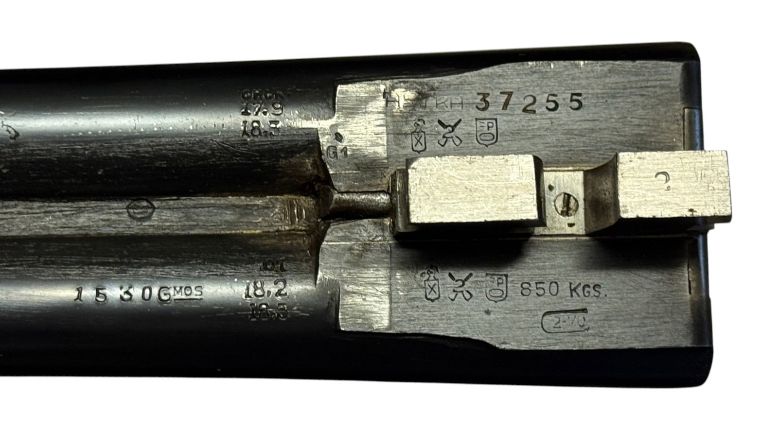 Excellent Engraved Spanish 1961 Astra Model 841 SXS Double Barrel 12 GA. Boxlock Shotgun - 10