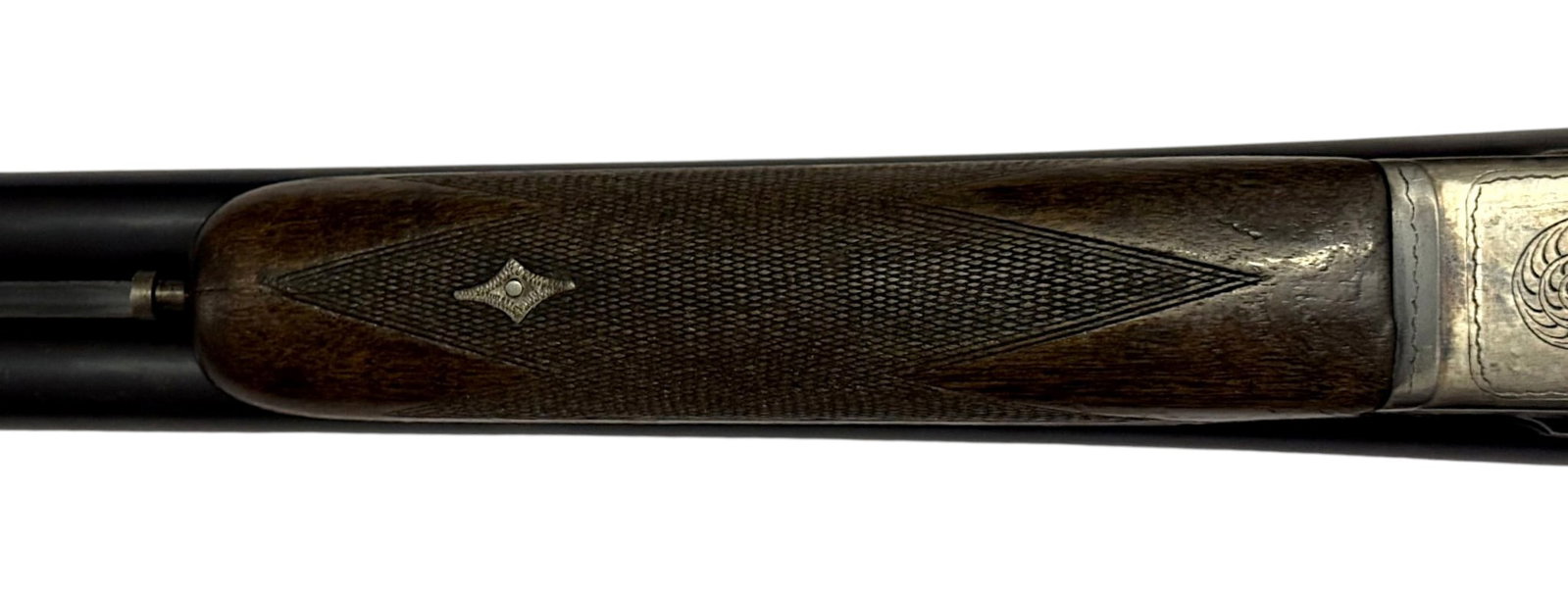 Excellent Engraved Spanish 1961 Astra Model 841 SXS Double Barrel 12 GA. Boxlock Shotgun - 7
