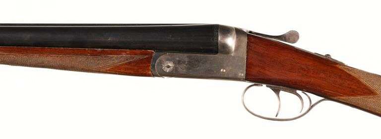 Spanish Master 12 GA. SXS Double Barrel Hammerless Shotgun - 3