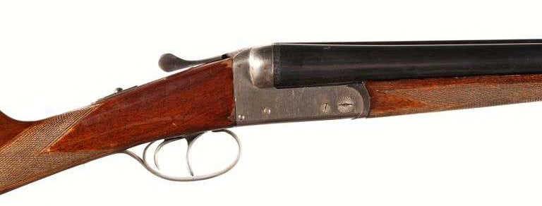 Spanish Master 12 GA. SXS Double Barrel Hammerless Shotgun - 4