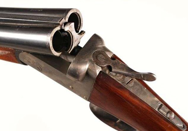Spanish Master 12 GA. SXS Double Barrel Hammerless Shotgun - 7