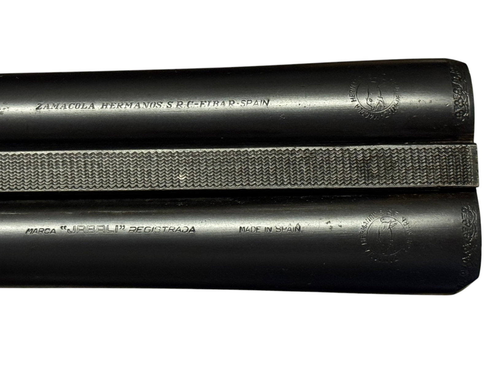 Excellent Scroll Engraved Spanish Zamacola Hermanos Jabali 12 GA. SXS Double Barrel Shotgun - 11