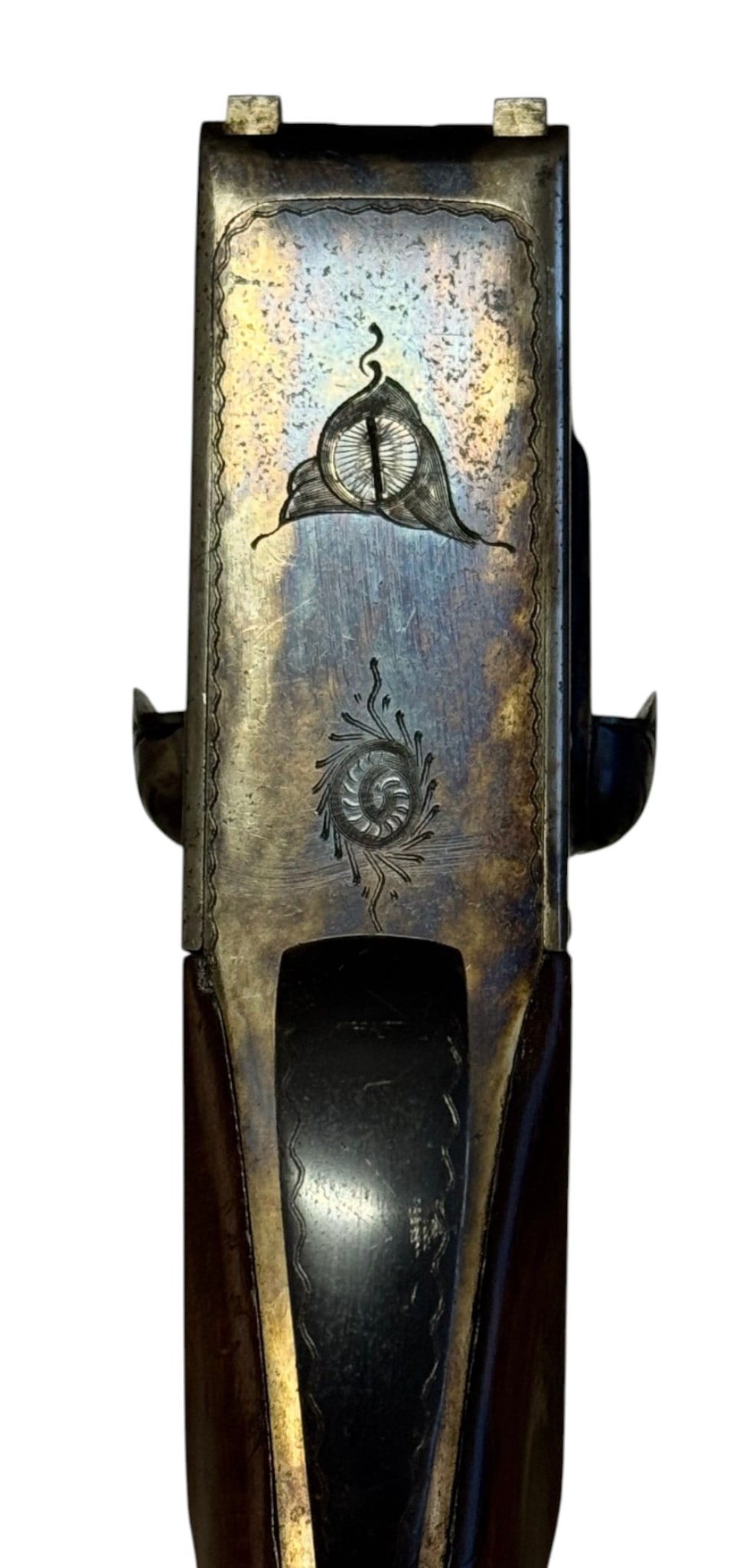 Excellent Scroll Engraved Spanish Zamacola Hermanos Jabali 12 GA. SXS Double Barrel Shotgun - 8