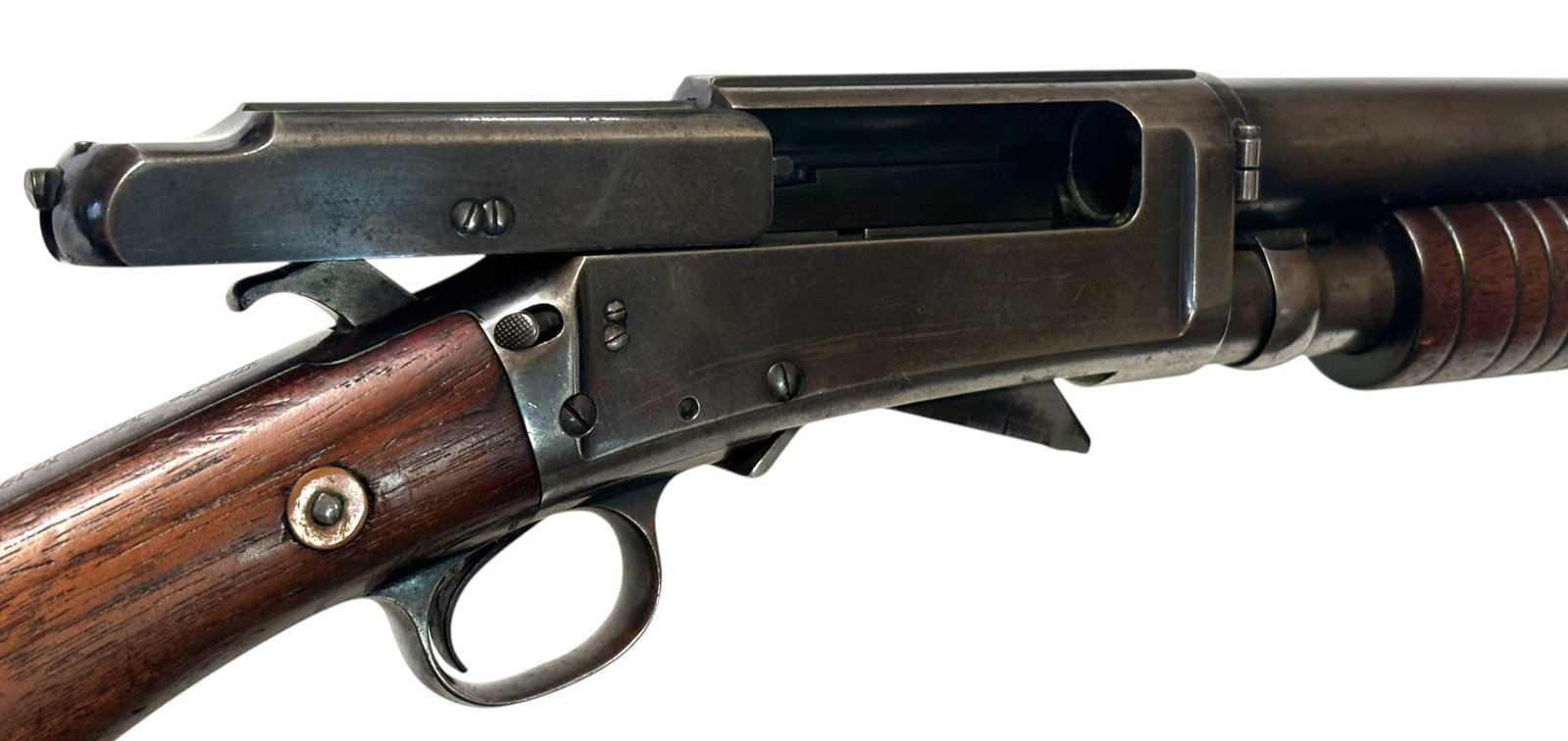 RARE 1906 Marlin Model 19 Exposed Hammer 12 GA. Pump Action Shotgun - 10