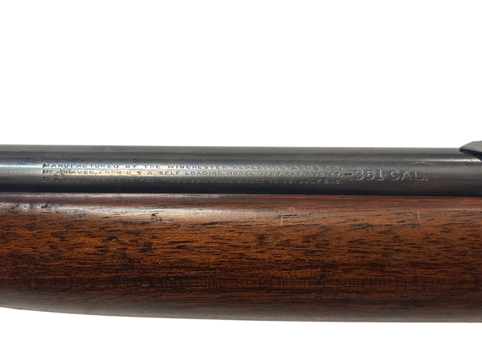1912 Winchester Model 1907 S.L. Self-Loading .351 WSL Semi-Automatic Rifle - 15