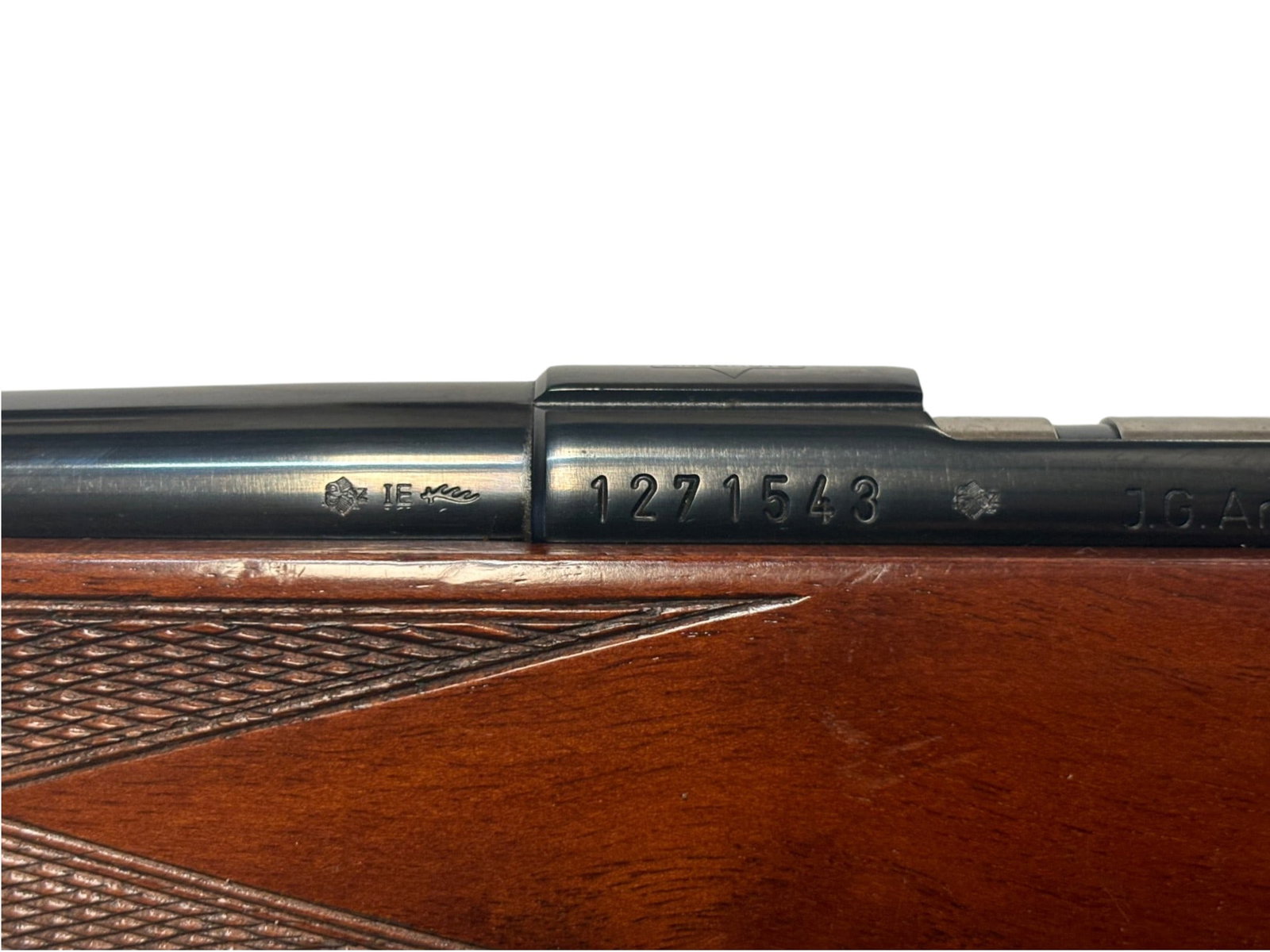 Excellent 1983 (Before Fall of Berlin Wall) West German Anschutz Model 1515-1516 .22 WMR Rifle - 10