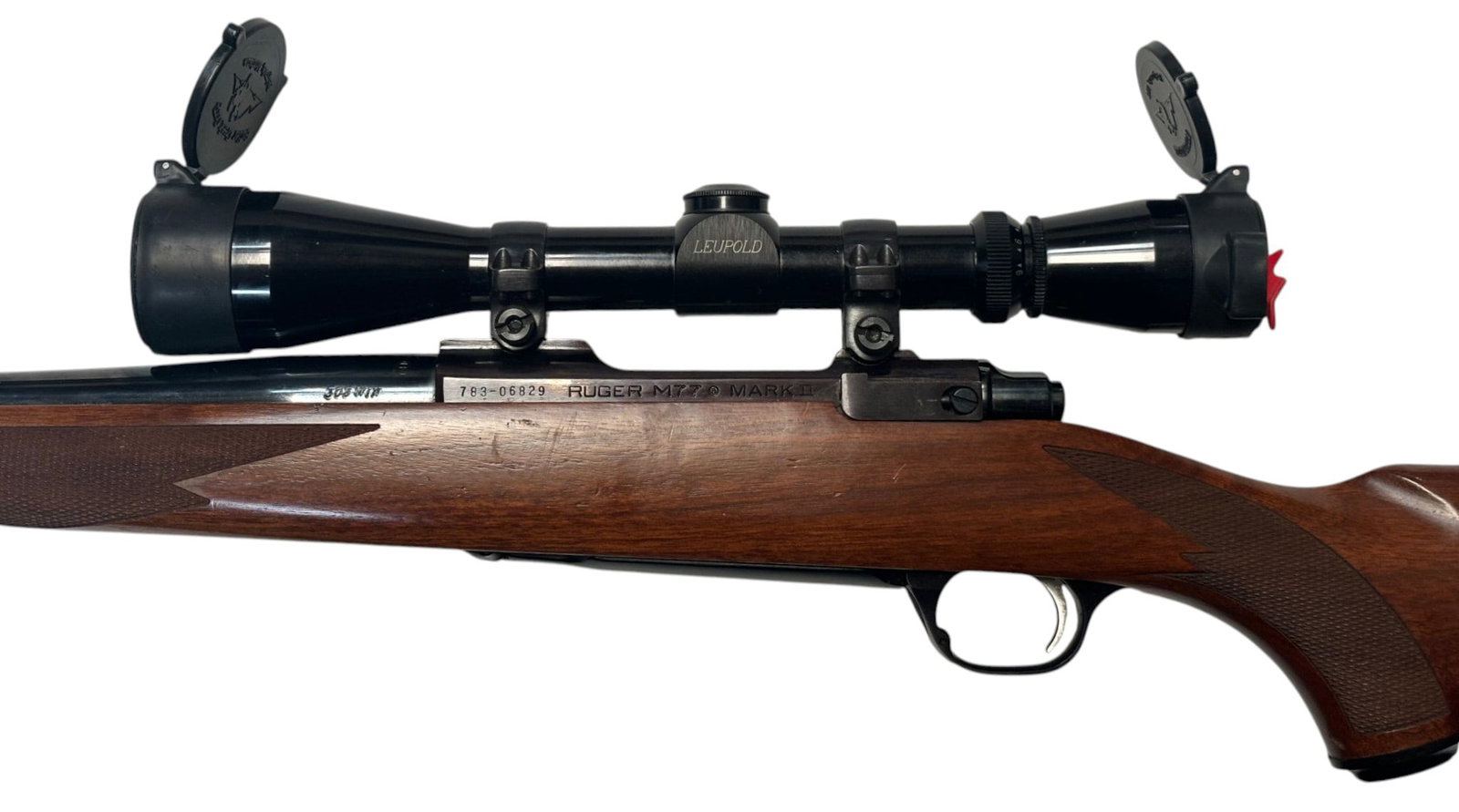 Excellent 1995 Ruger M77 Mark II Bolt Action .308 WIN. Rifle with Leupold Scope - 14