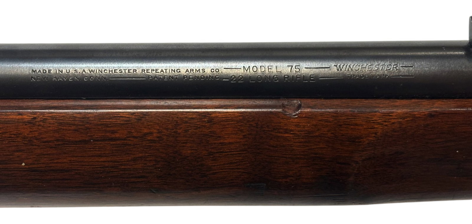 Excellent Pre-War 1941 Winchester Model 75 Heavy Barrel Target Model .22 LR Rifle with Peep Sight - 10