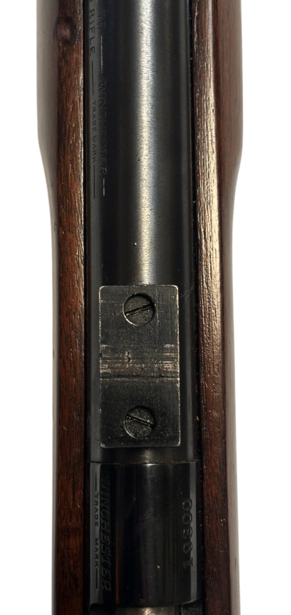 Excellent Pre-War 1941 Winchester Model 75 Heavy Barrel Target Model .22 LR Rifle with Peep Sight - 13