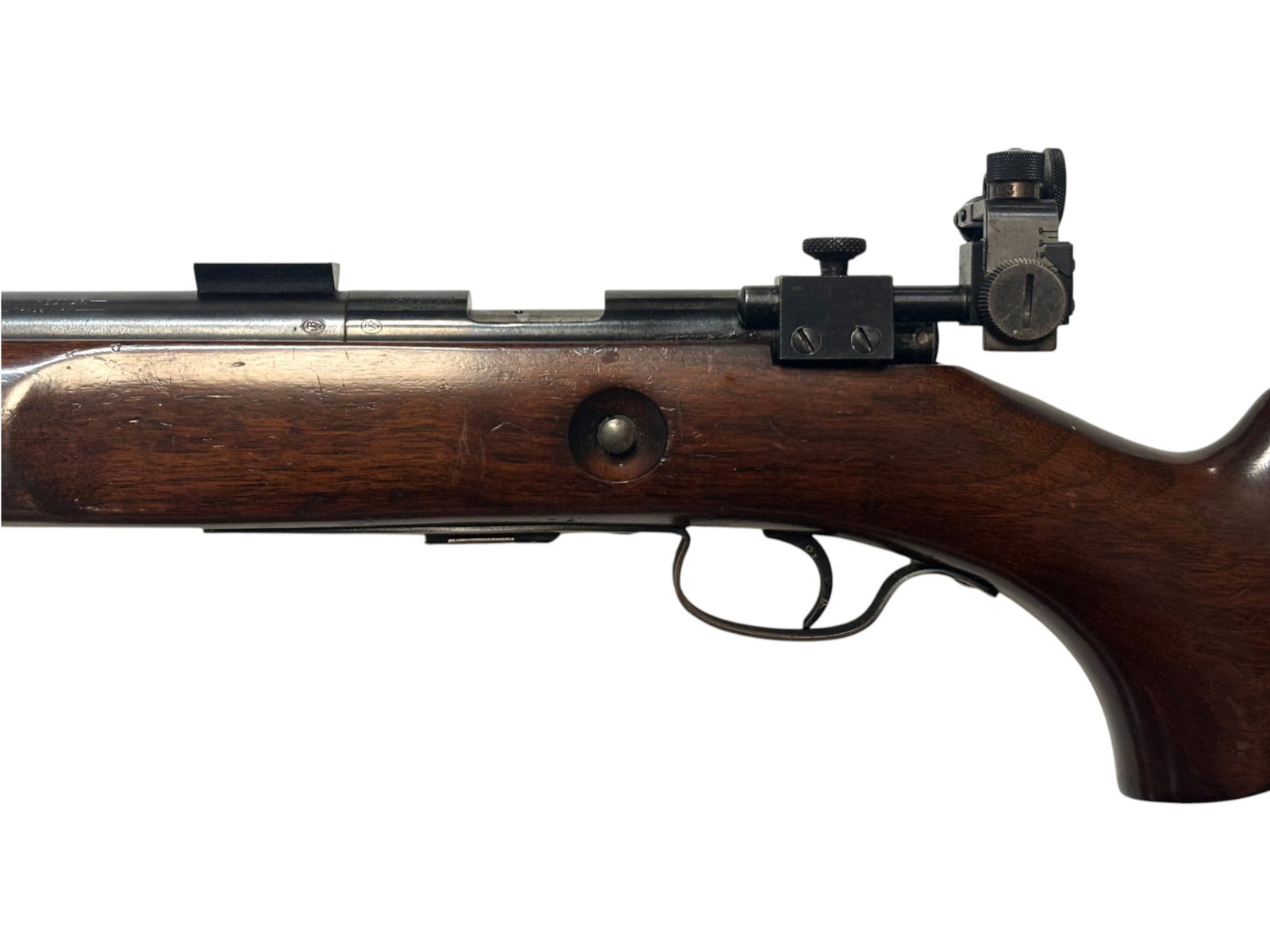 Excellent Pre-War 1941 Winchester Model 75 Heavy Barrel Target Model .22 LR Rifle with Peep Sight - 7