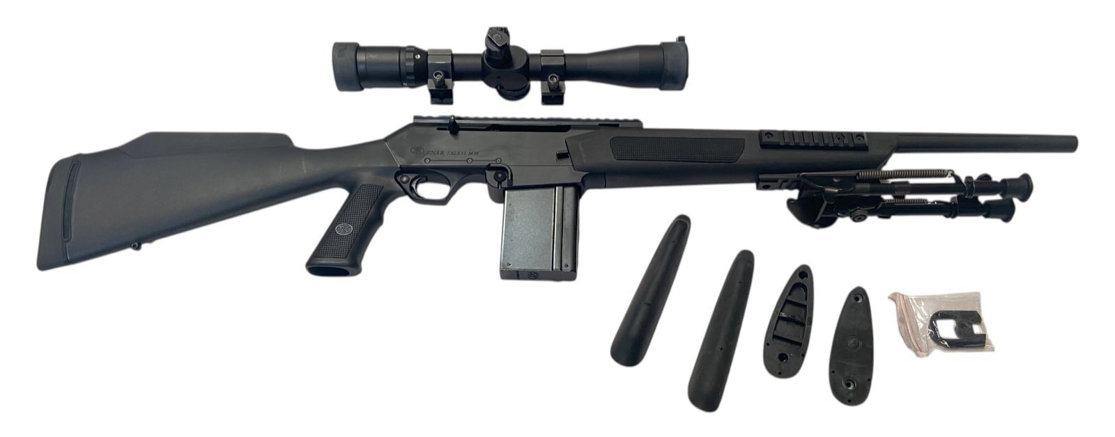 LNIB FN FNAR Semi-Automatic 7.62x51mm Rifle with Scope & Accessories in Factory Case - 2