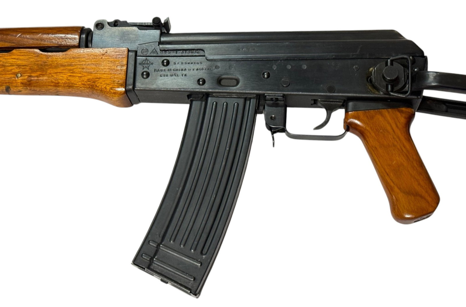 Excellent PREBAN Chinese Norinco 84S-1 Under-Folder 5.56x45mm NATO Semi-Auto AK-74 Rifle in Box - 10