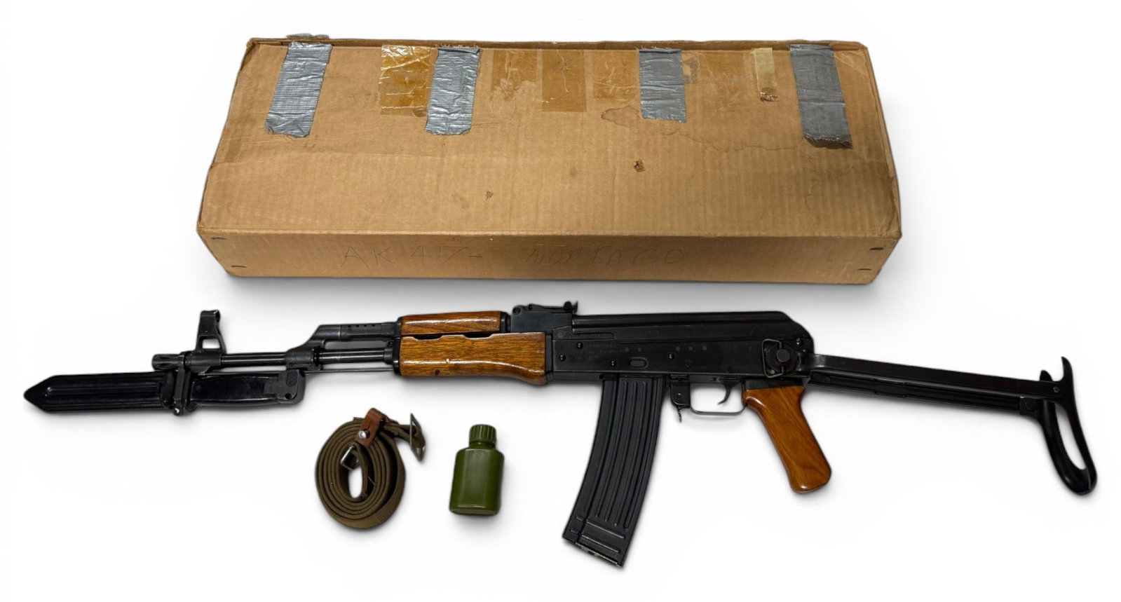 Excellent PREBAN Chinese Norinco 84S-1 Under-Folder 5.56x45mm NATO Semi-Auto AK-74 Rifle in Box - 3