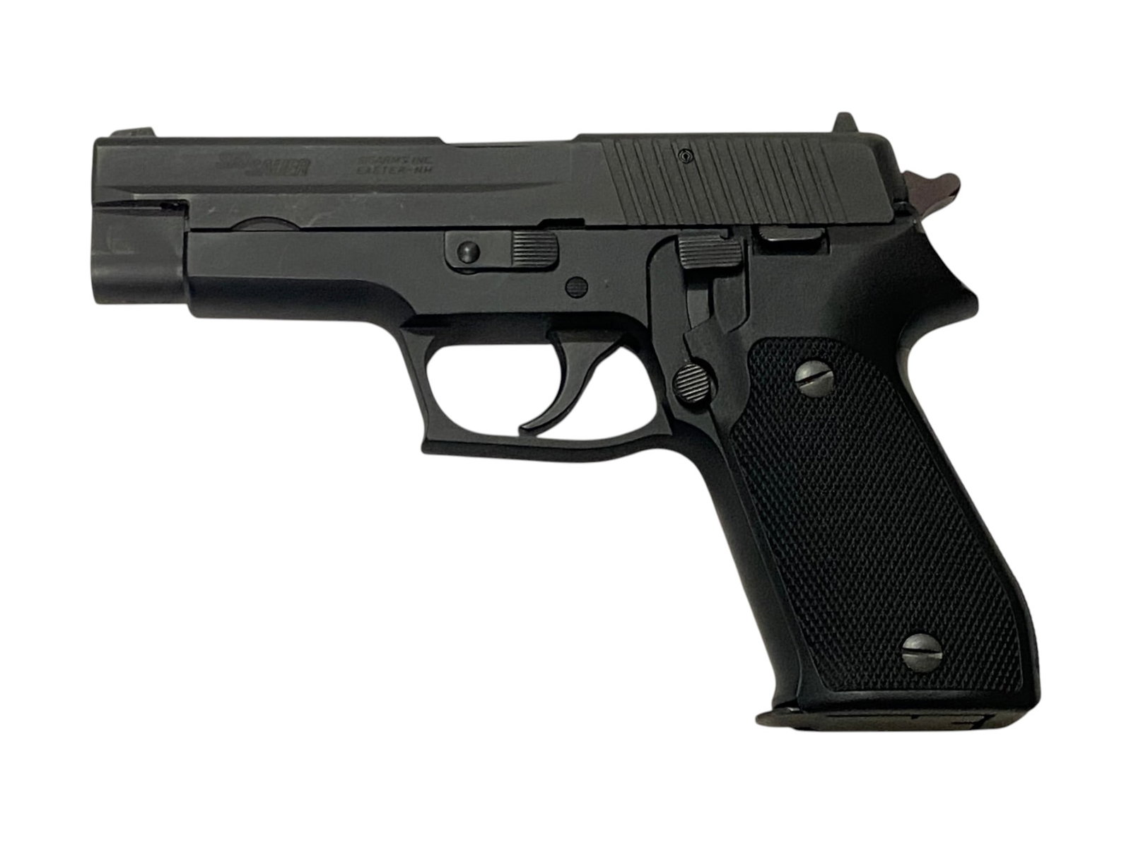 Excellent West German 1990s Sig Sauer P220 .45 CAL. Semi-Automatic Pistol in Case w/ 2 Mags - 3