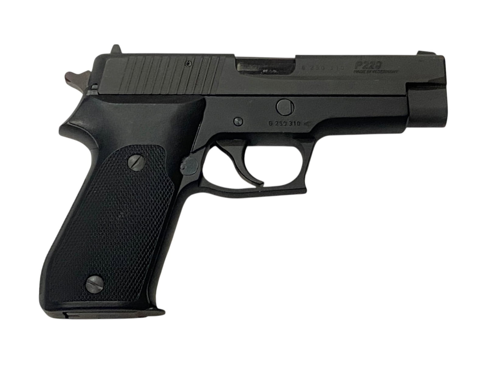 Excellent West German 1990s Sig Sauer P220 .45 CAL. Semi-Automatic Pistol in Case w/ 2 Mags - 4