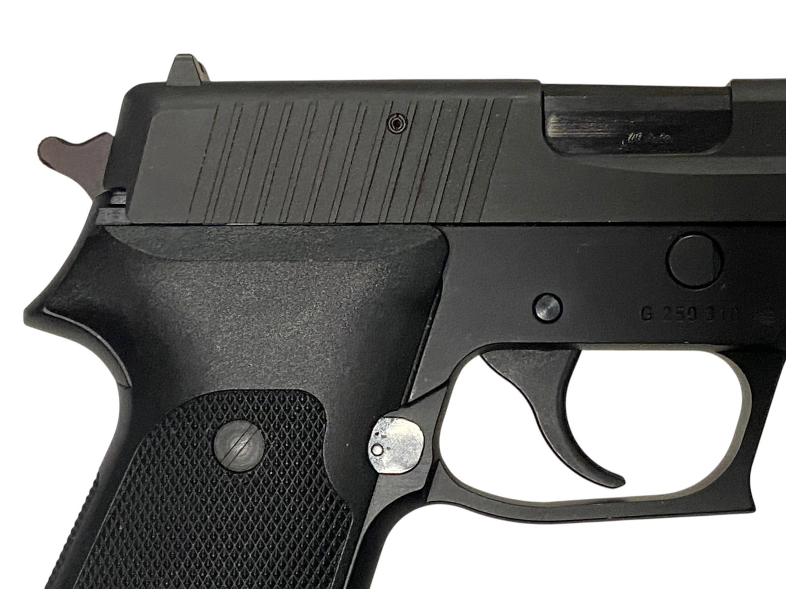 Excellent West German 1990s Sig Sauer P220 .45 CAL. Semi-Automatic Pistol in Case w/ 2 Mags - 5