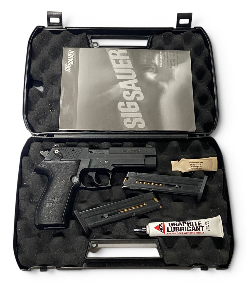Sig Sauer Mosquito .22 LR Semi-Automatic Pistol in Case w/ 2 Magazines (1 of 11)