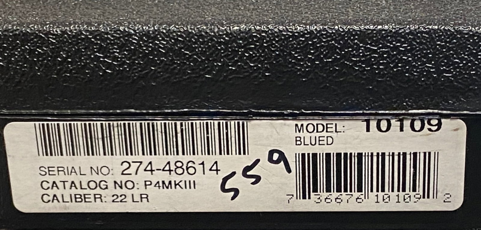 NIB Ruger 22/45 P4MKIII Target Semi-Automatic .22 LR Pistol with Original Box - 14
