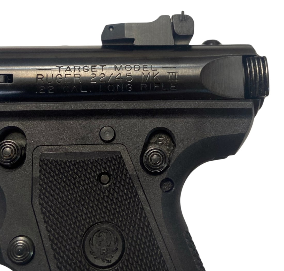NIB Ruger 22/45 P4MKIII Target Semi-Automatic .22 LR Pistol with Original Box - 7